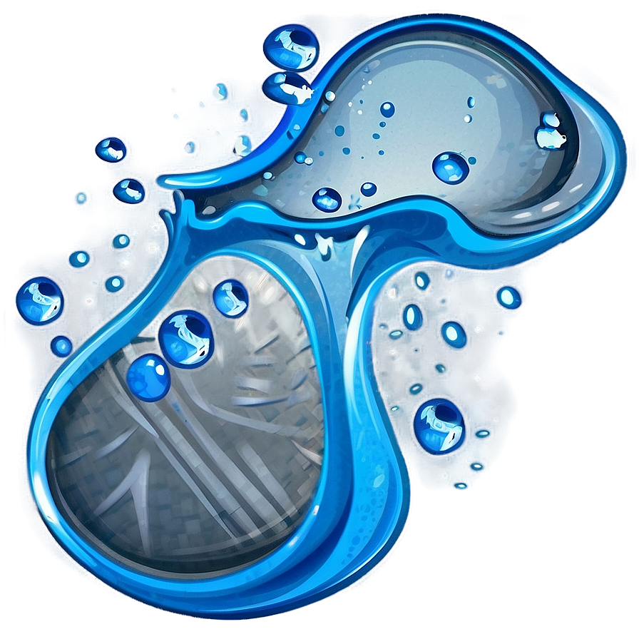 Happy Water Splash Cartoon Png Bve PNG
