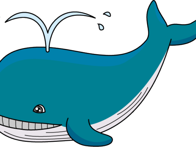 Happy Whale Cartoon PNG