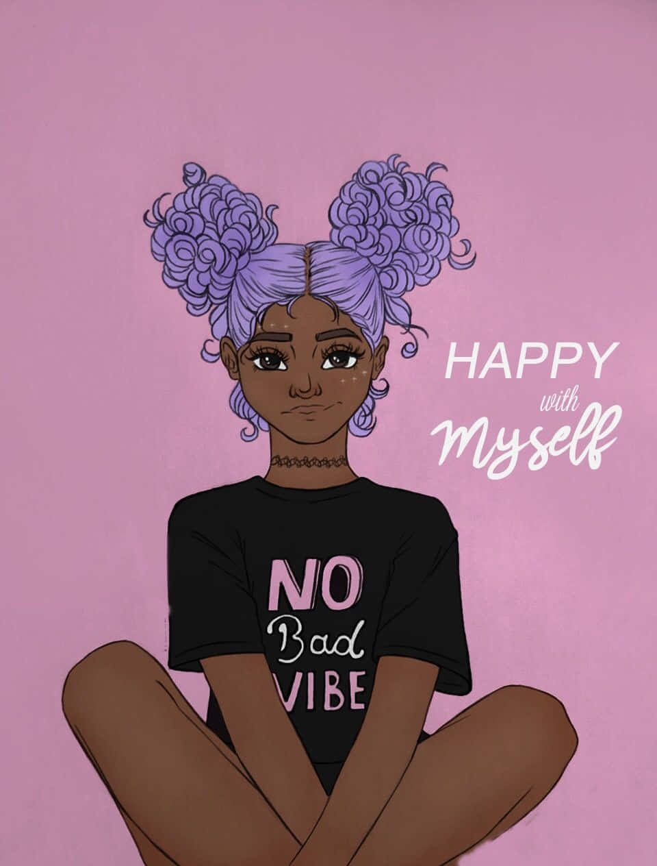 Happy With Myself_ Artwork Wallpaper