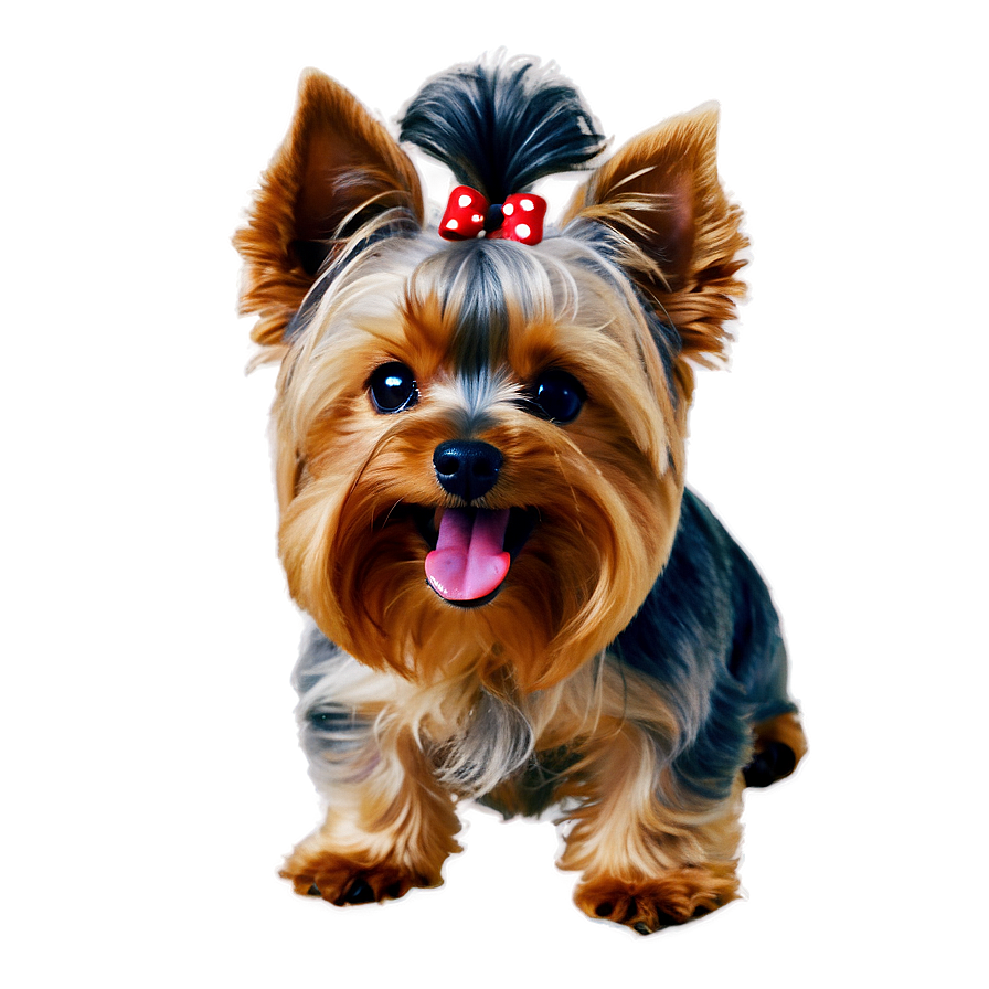 Happy Yorkie Png Pad PNG