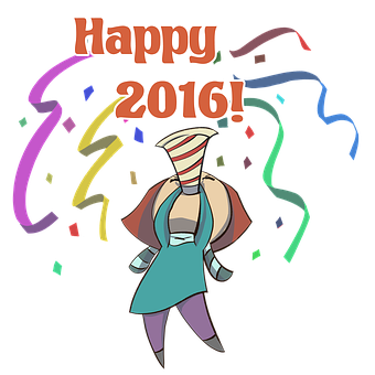 Happy2016 Celebration PNG