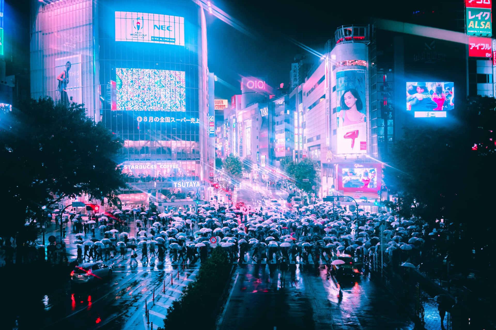 Японские Неоновые улицы