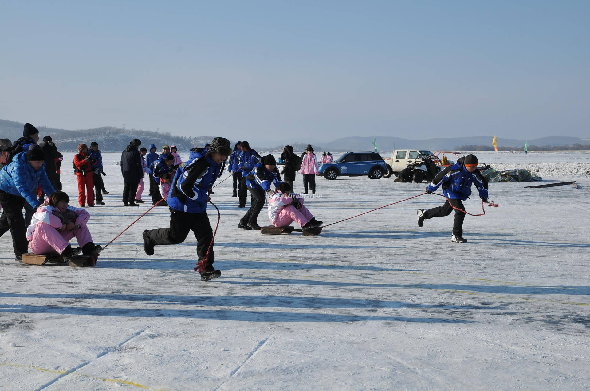Harbin Ice Race Wallpaper