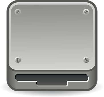 Hard Drive Icon Graphic PNG