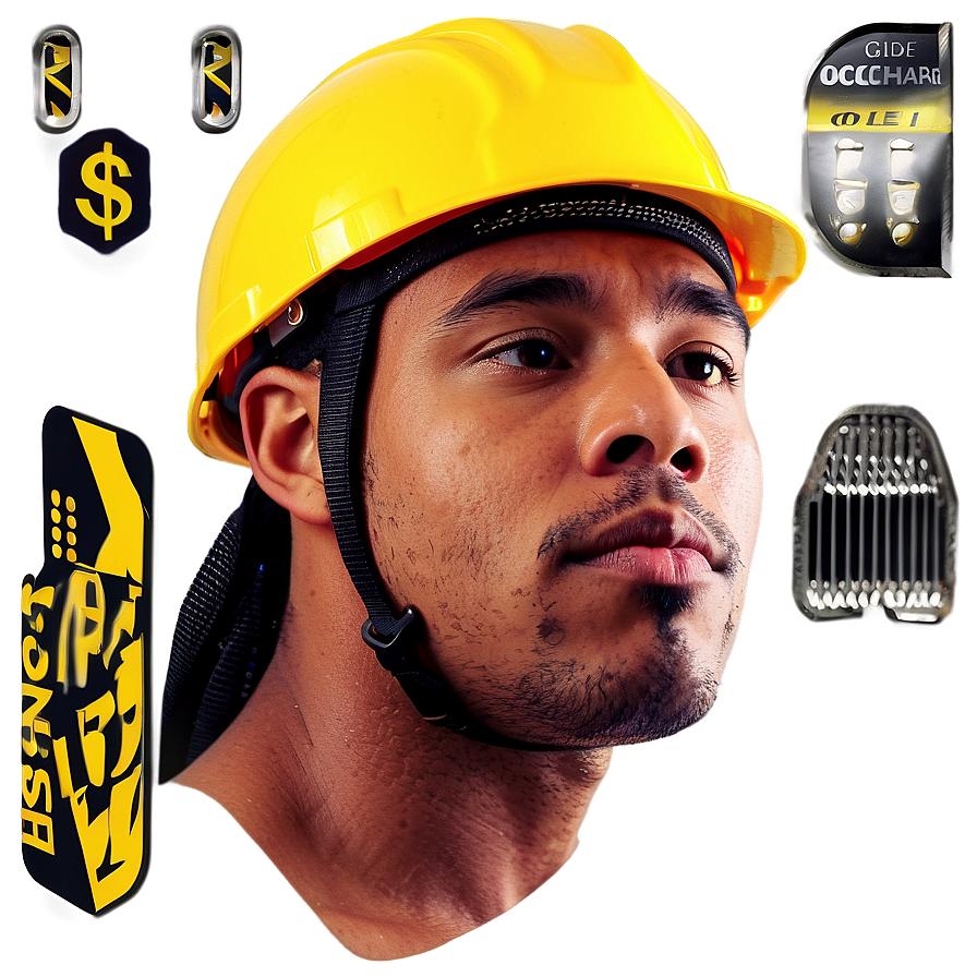 Hard Hat With Chin Strap Png 05252024 PNG