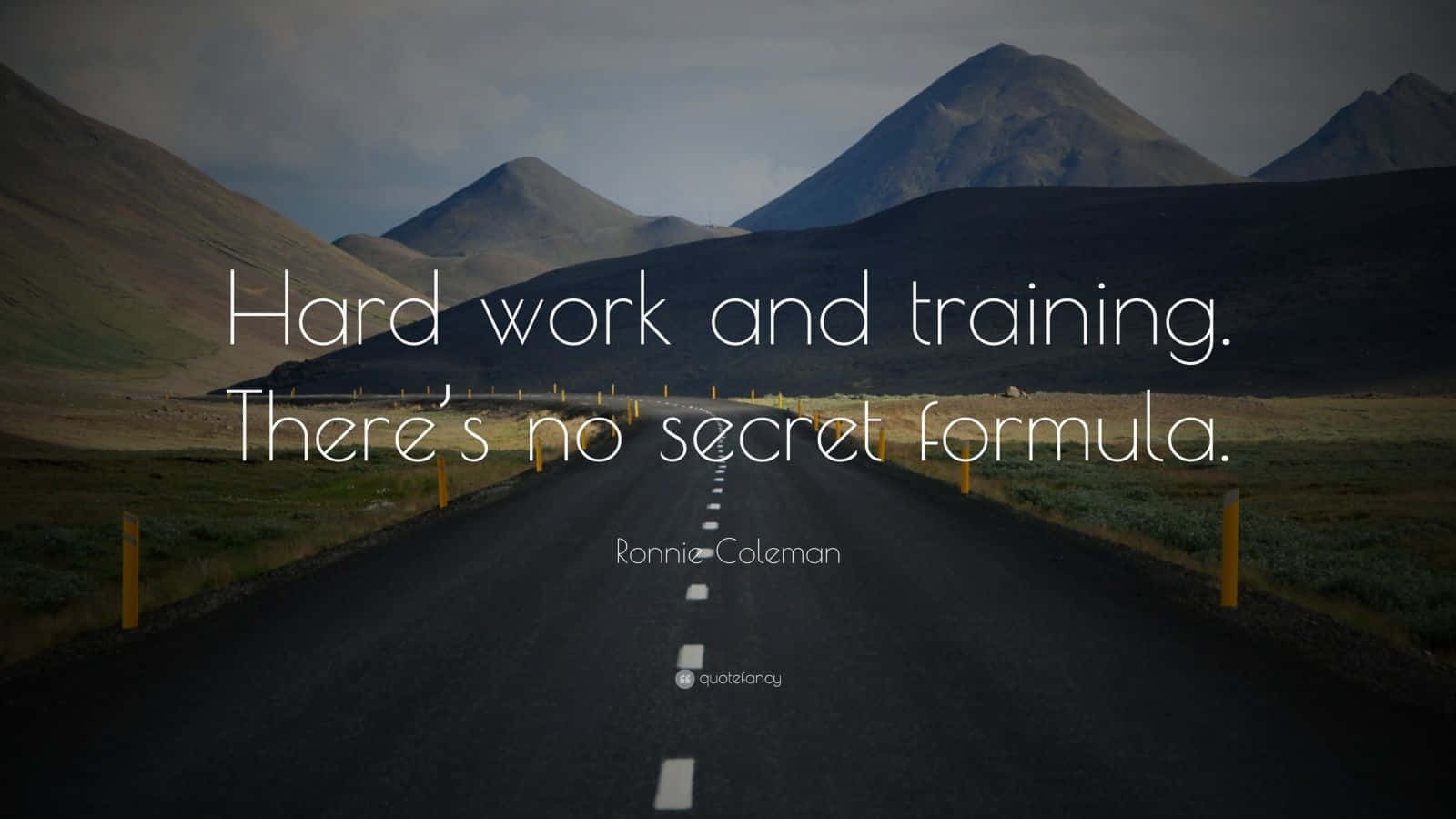Hard Work And Training Quote Wallpaper