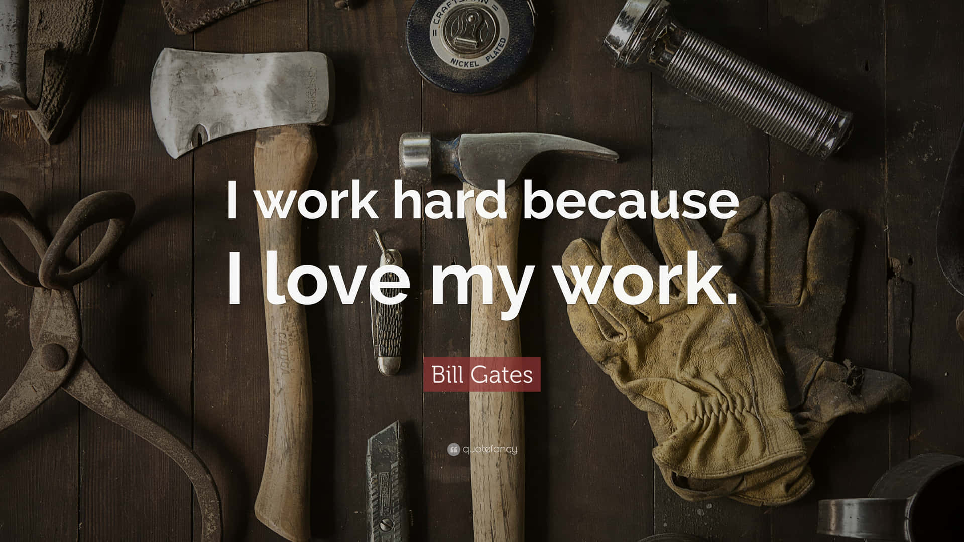 Imagencon La Cita De Bill Gates Sobre El Trabajo Arduo