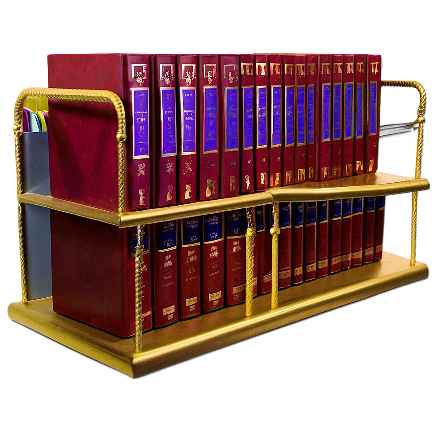 Hardcover Books Shelf Png 89 PNG