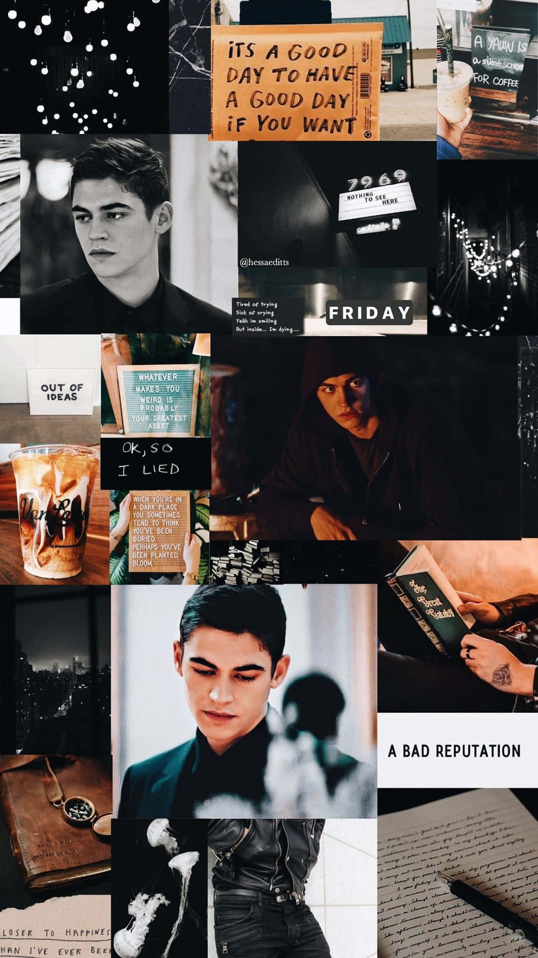 Caption: A Glimpse of Hardin Scott: The Bad Boy Charm of After Series Wallpaper