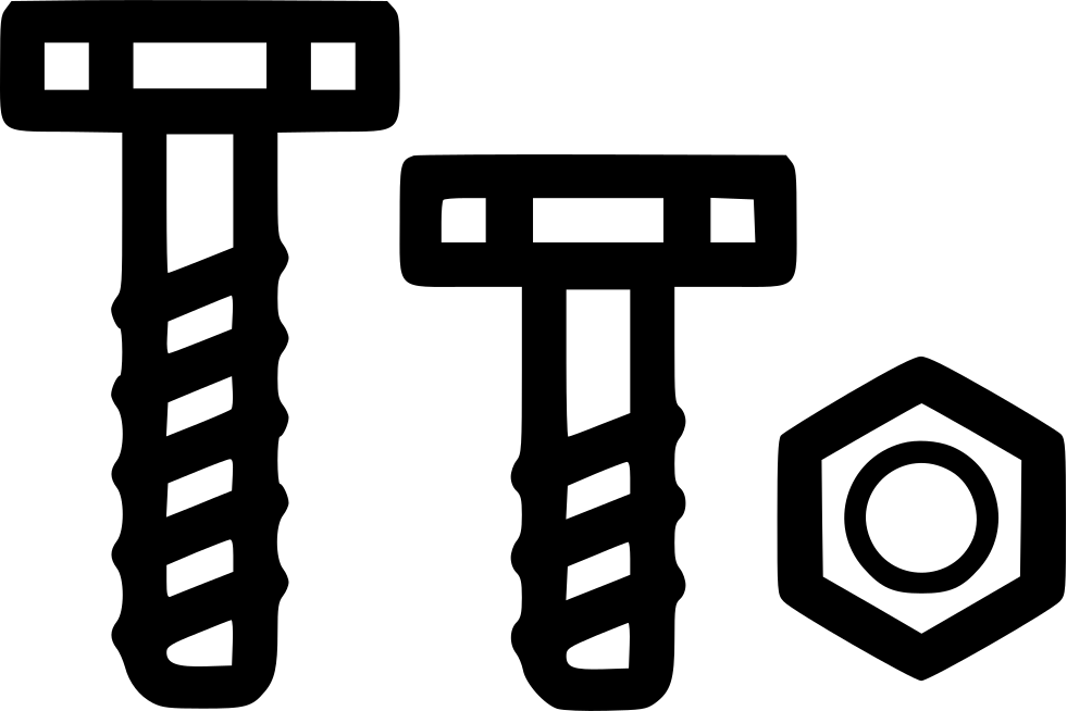 Hardware Icons Boltsand Nut PNG