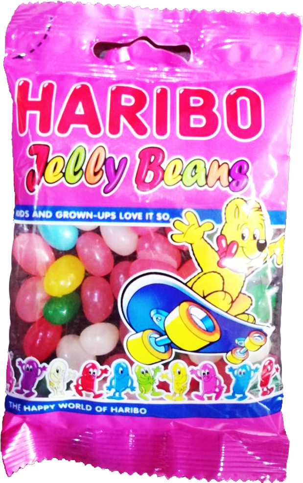 Haribo Jelly Beans Package PNG
