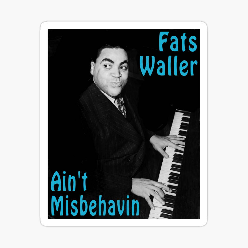 Harlemstride Jazz Pianist Fats Waller Ain't Misbehavin - Harlem Stride Jazz Pianist Fats Waller Benimmt Sich Nicht Schlecht. Wallpaper