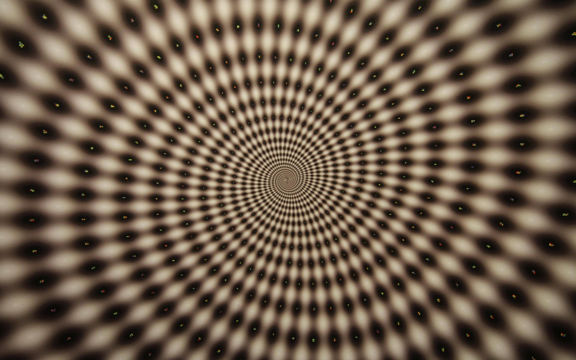 Harlekinspirale Illusion Kunst Wallpaper