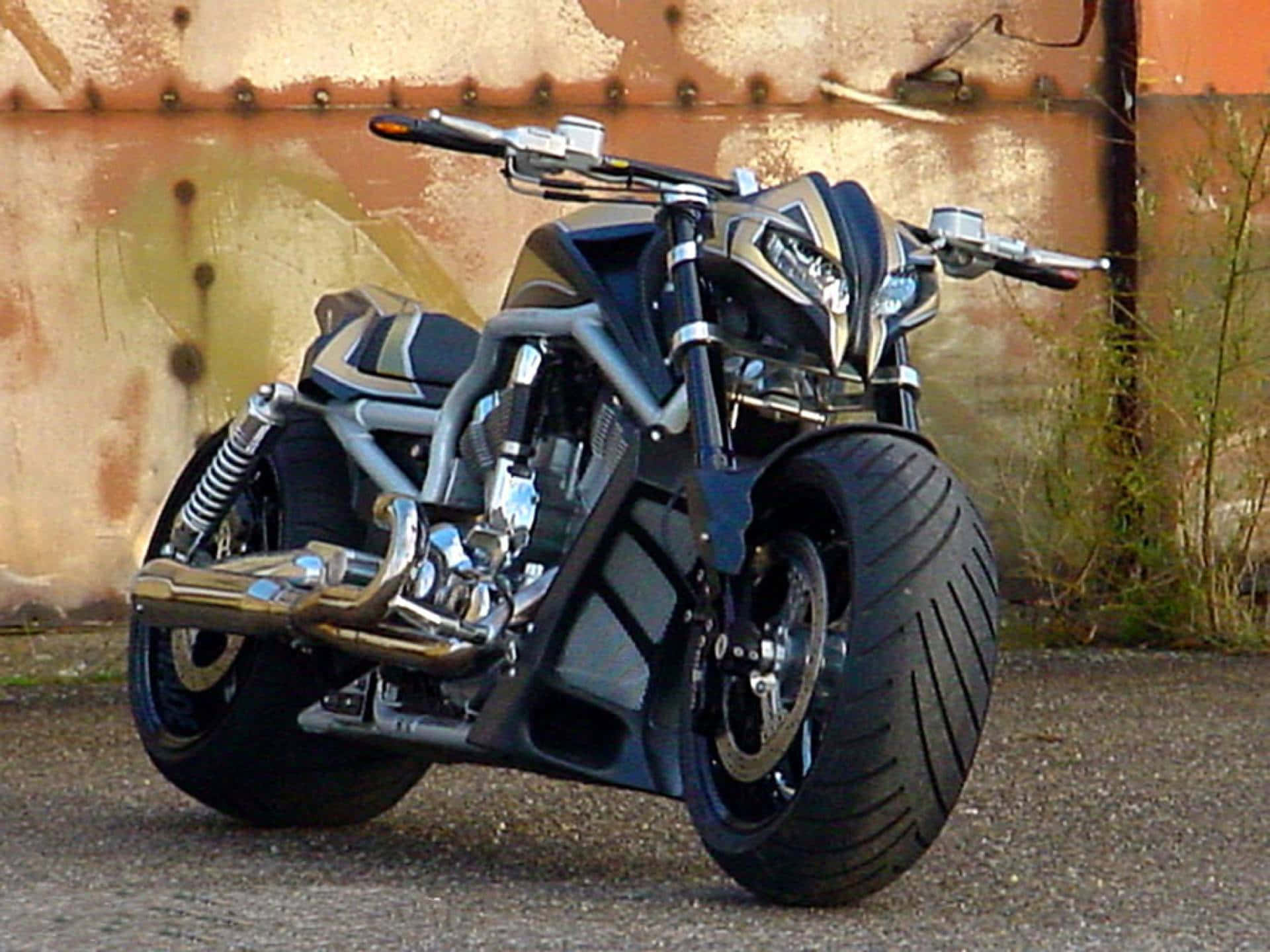 Harleydavidson Modernes Motorrad-hintergrundbild.