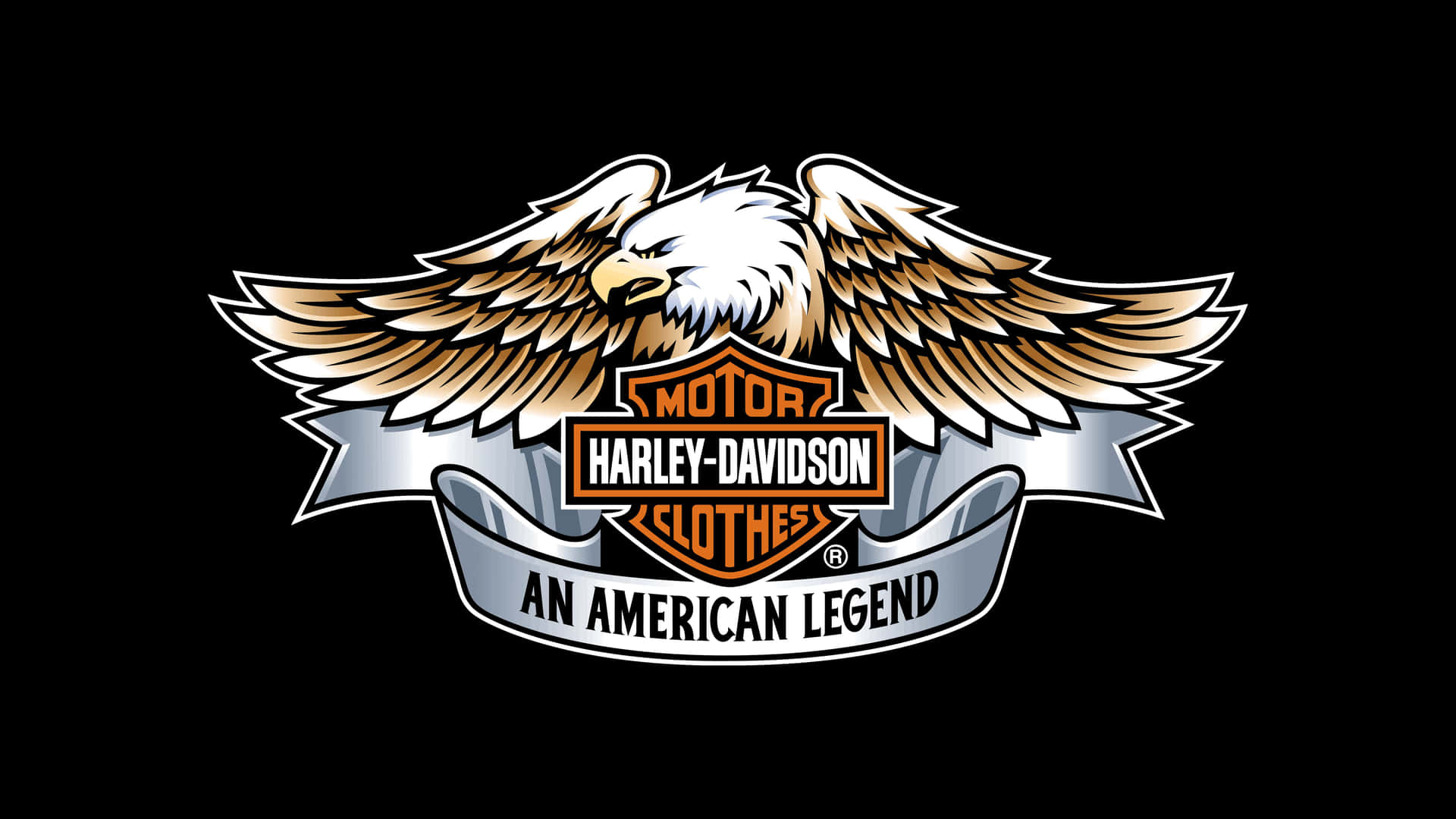 Harley Davidson Eagle Logo Background