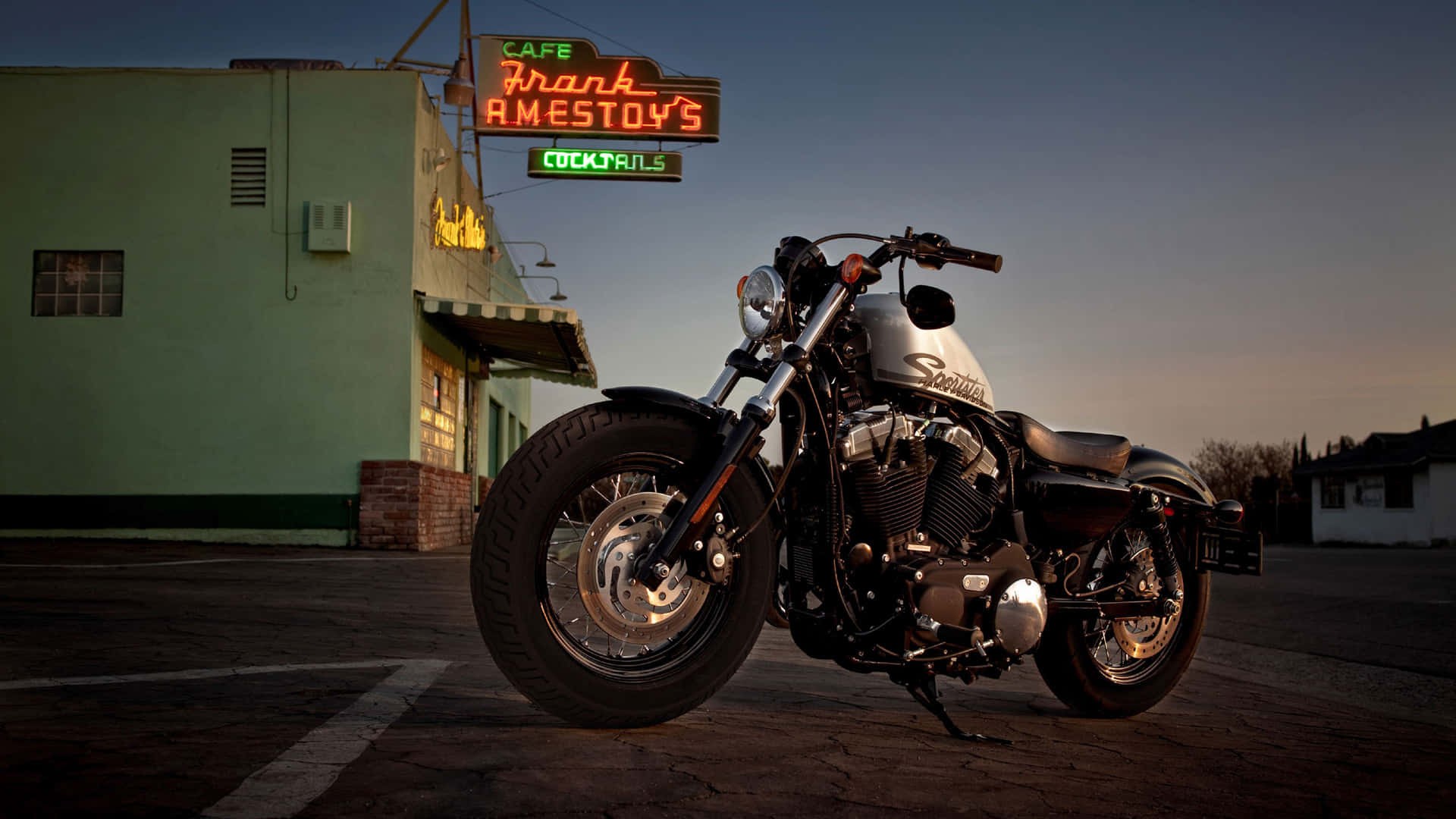 Harley Davidson Aesthetic Desktop Background