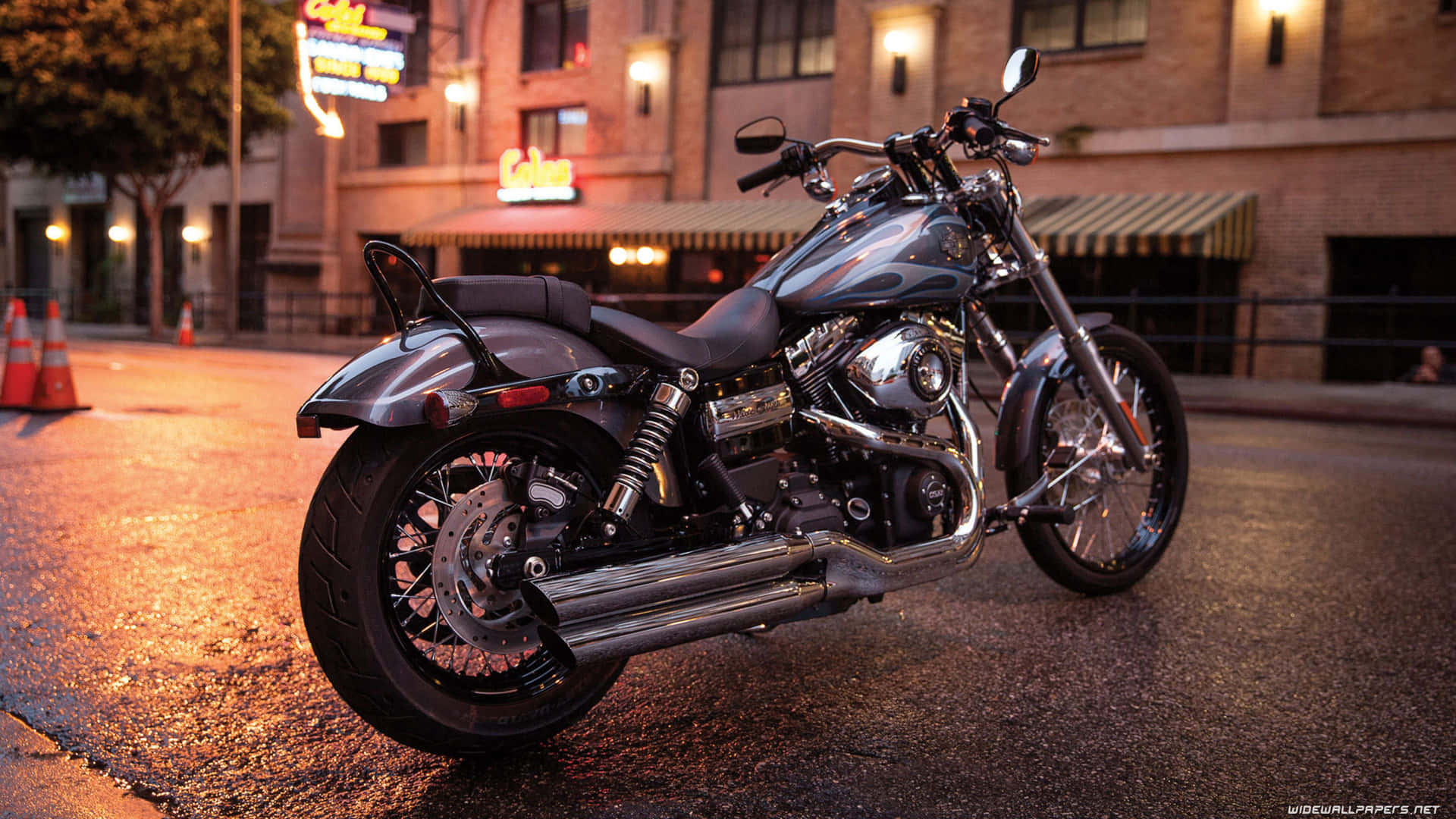 Enjoy the open road with a Harley Davidson Hd Wallpaper