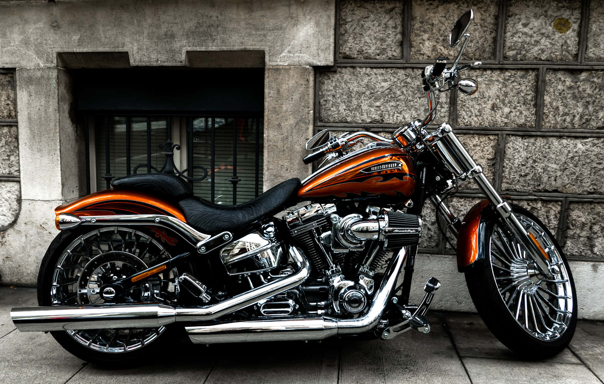 "The American Icon, Harley Davidson HD" Wallpaper