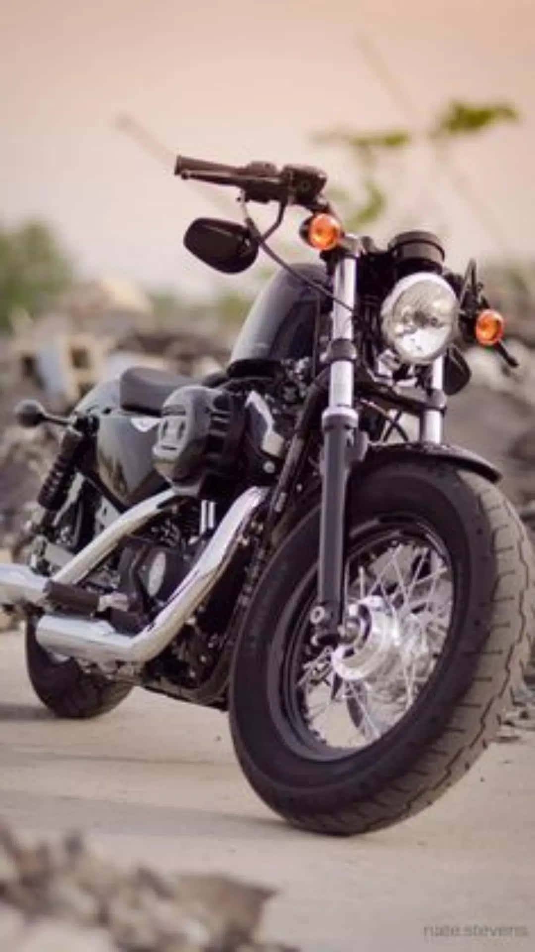 Harleydavidson Hd Bike: Harley Davidson Hd-motorcykel Wallpaper