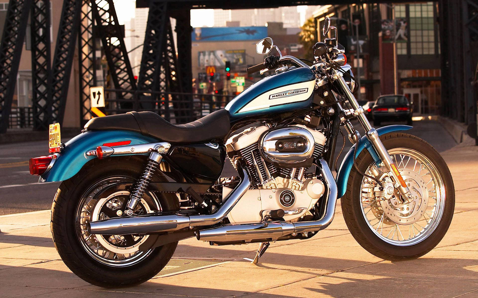 Harley Davidson In The City