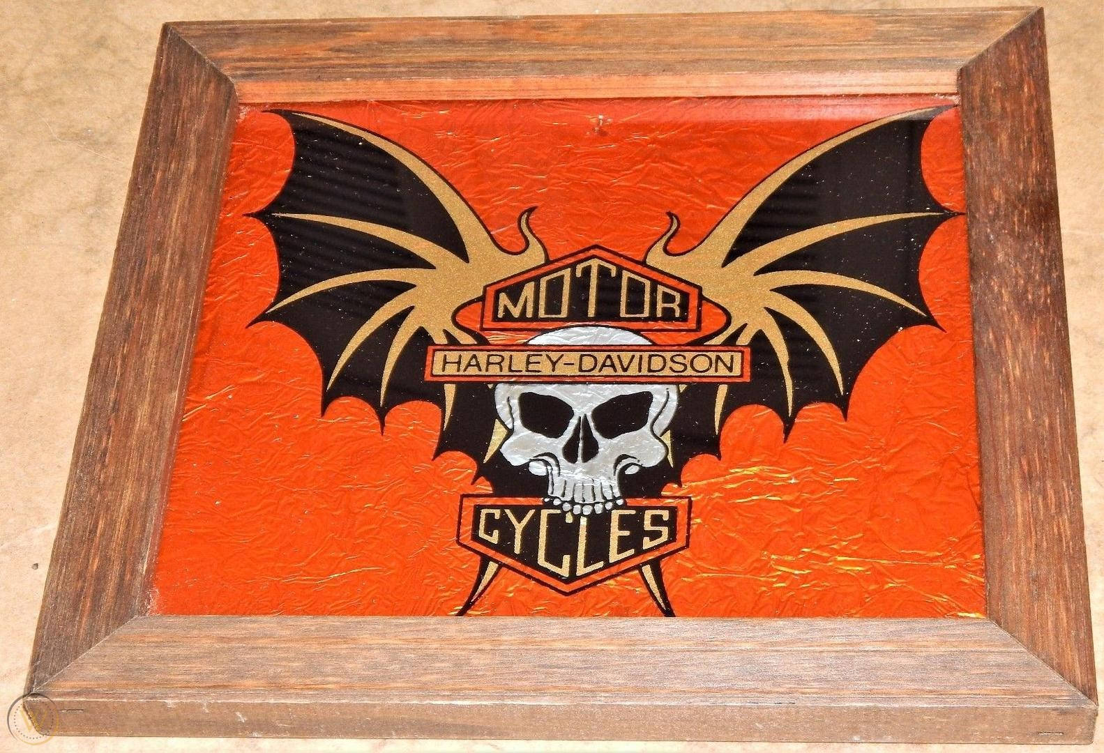 Harley Davidson Logo Painting Picture