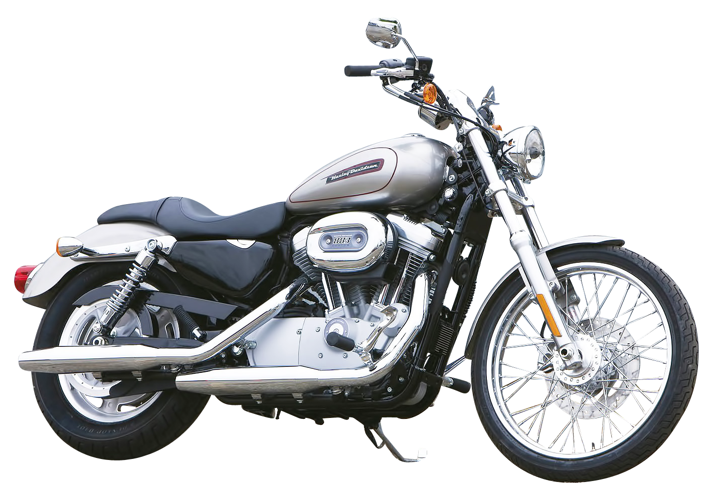 Harley Davidson Motorcycle Isolated PNG