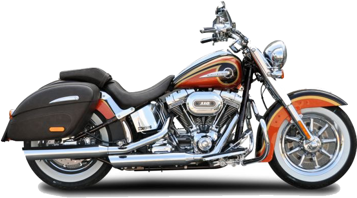 Harley Davidson Motorcycle Profile PNG