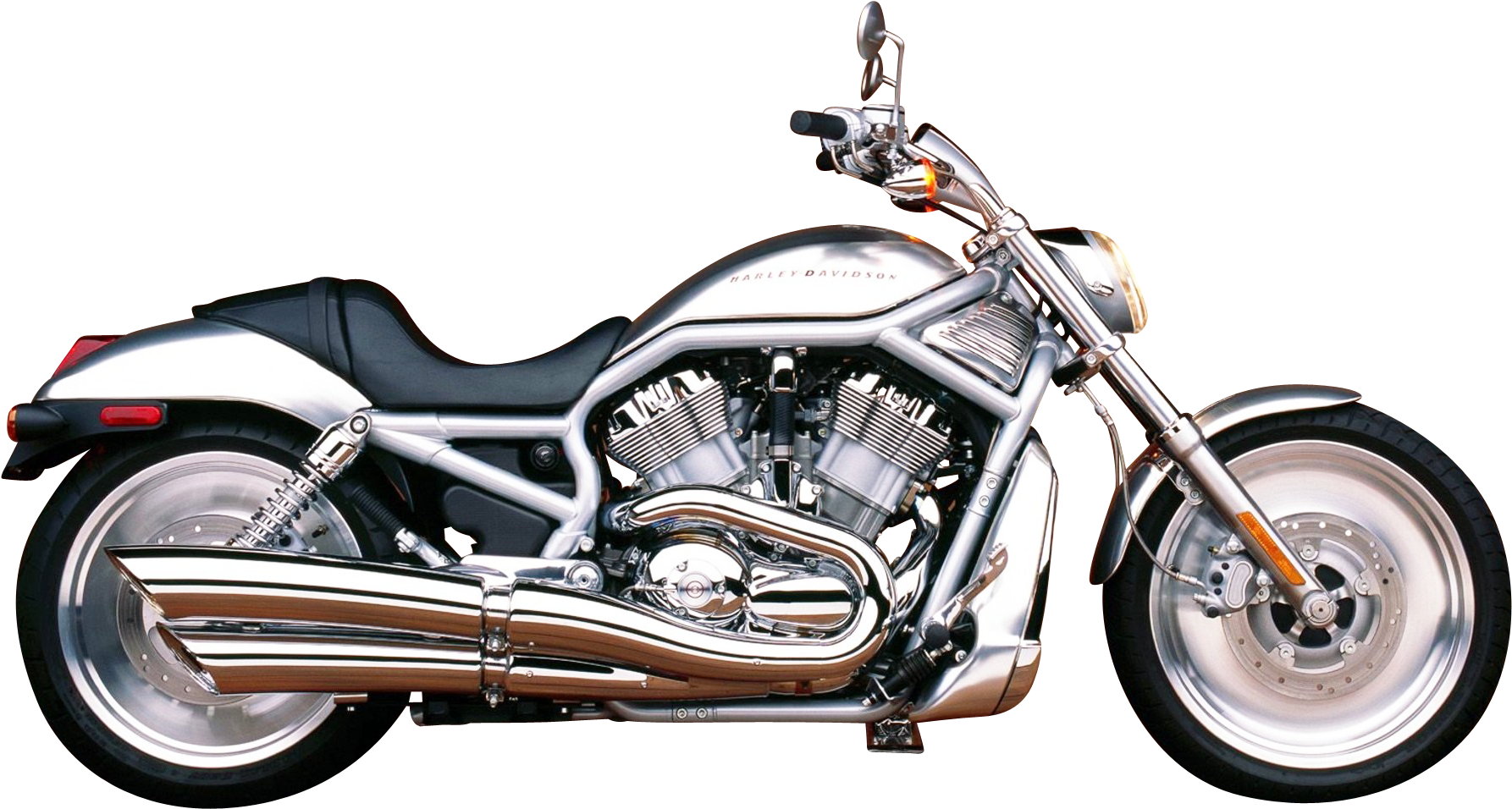 Harley Davidson Motorcycle Profile PNG