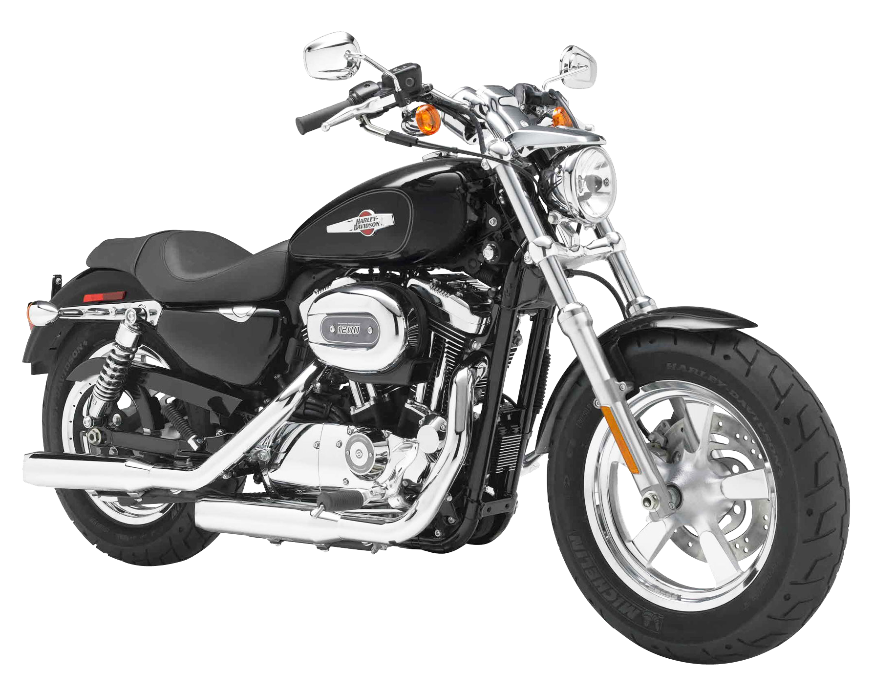 Harley Davidson Motorcycle Profile PNG