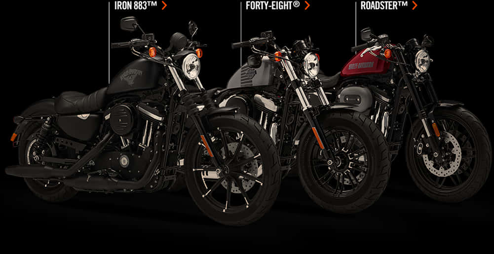 Harley Davidson Motorcycle Range PNG