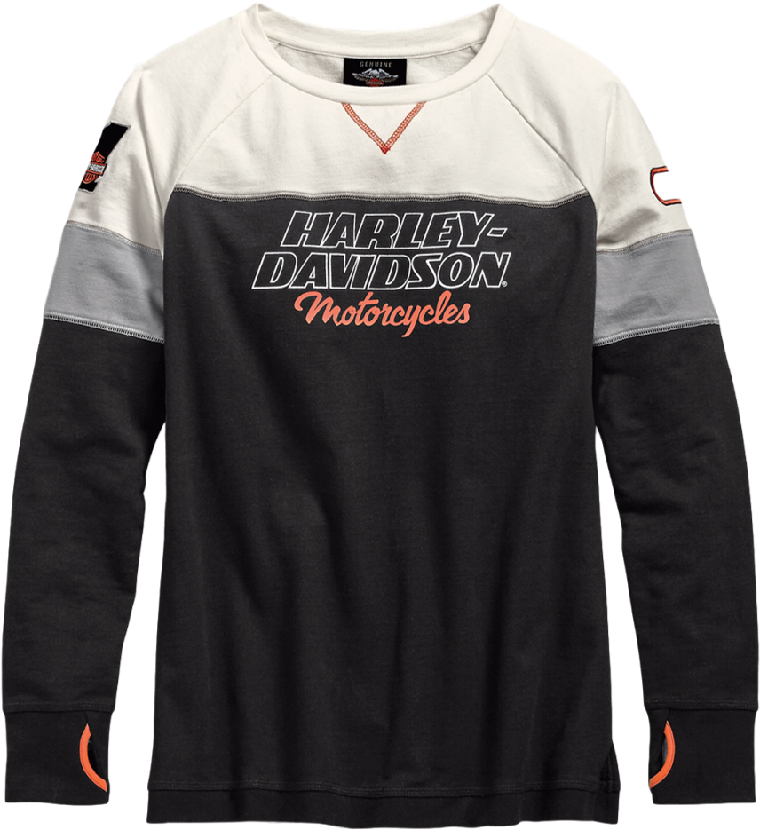 Harley Davidson Motorcycles Long Sleeve Shirt PNG