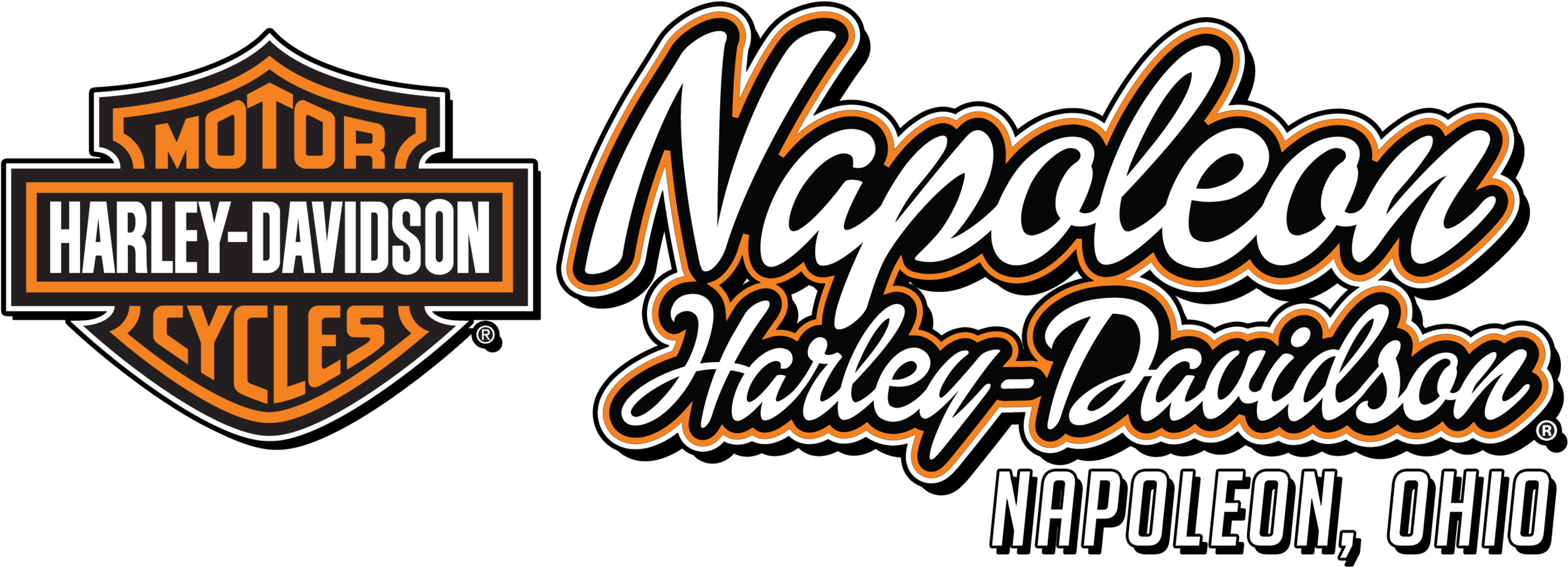 Harley Davidson Napoleon Ohio Logo PNG