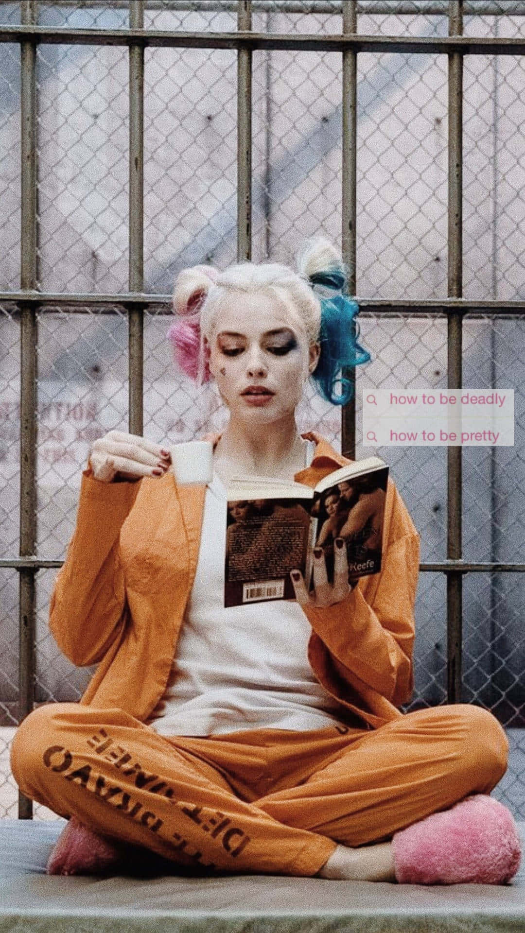 Harley In Prison Wallpaper