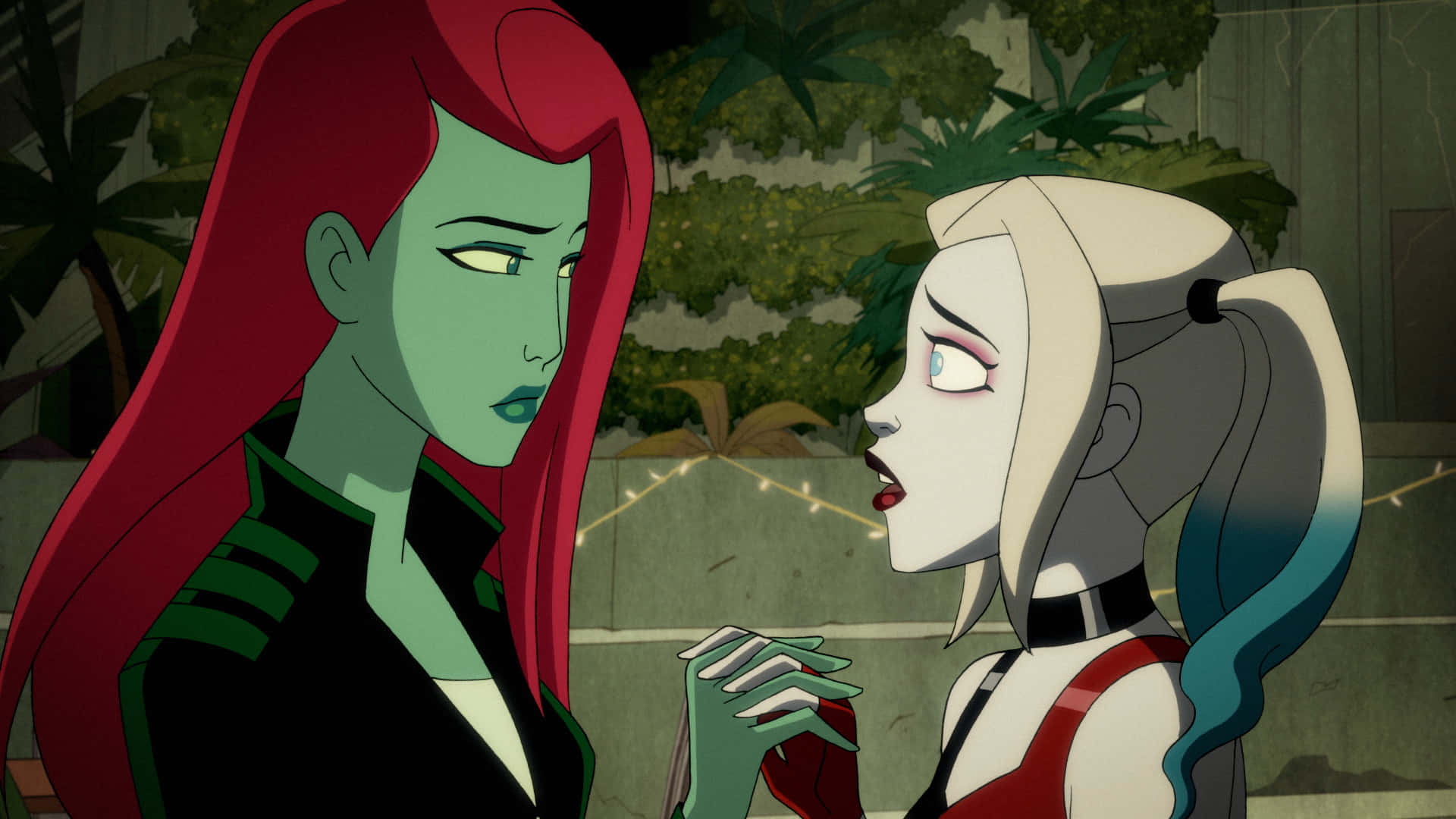 Harley Quinn and Poison Ivy - Unstoppable Duo Wallpaper