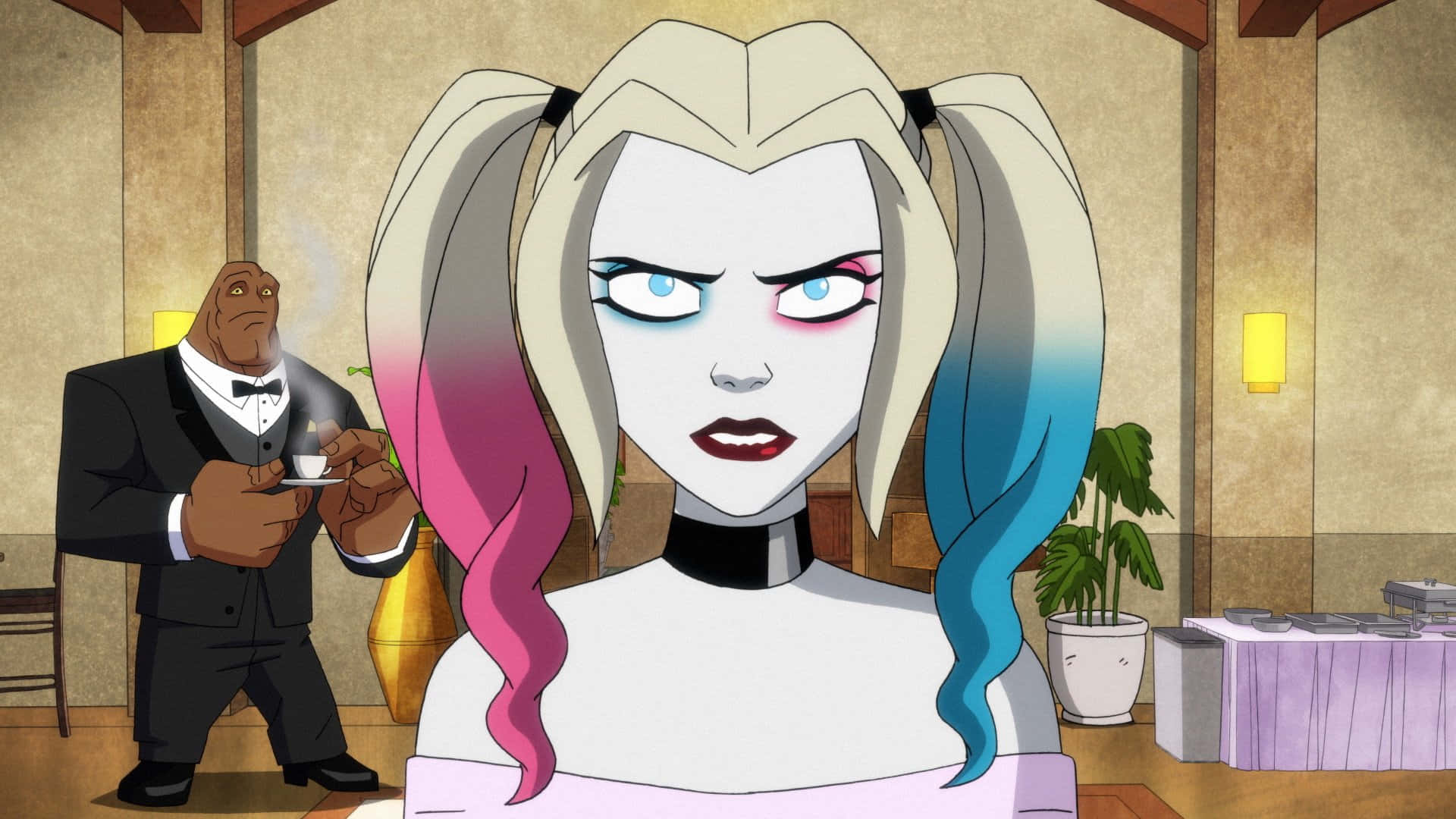 Expression De La Série Animée De Harley Quinn Fond d'écran