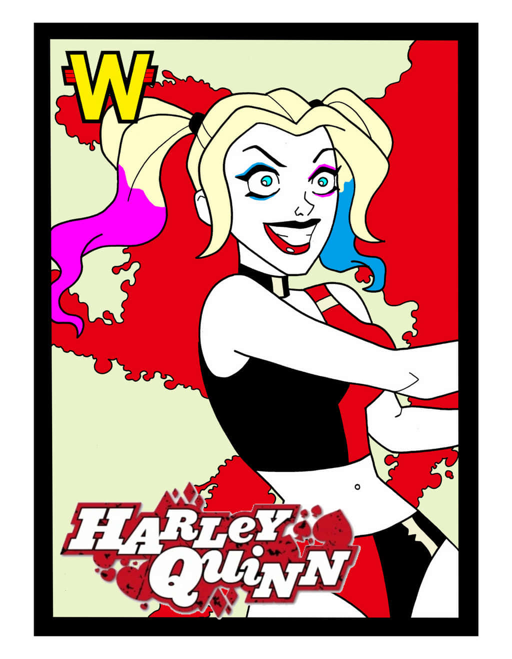 Harley Quinn Anime Serie - Actie En Avontuur Achtergrond