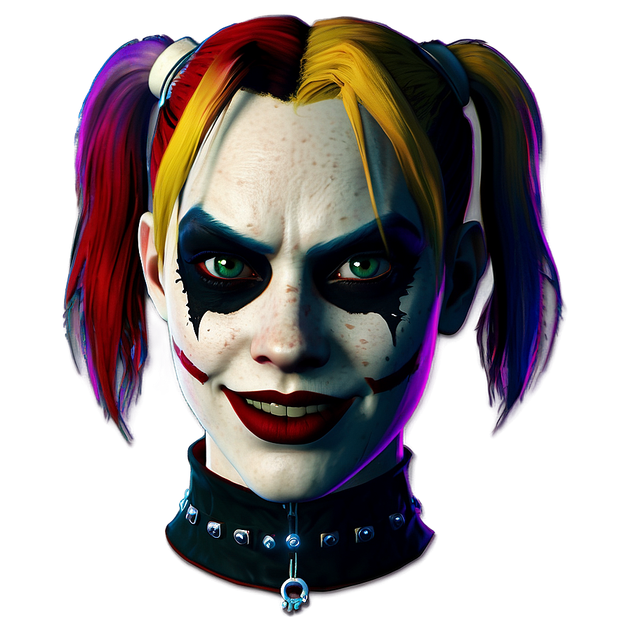 Download Harley Quinn Arkham Asylum Videogame Png Fey | Wallpapers.com