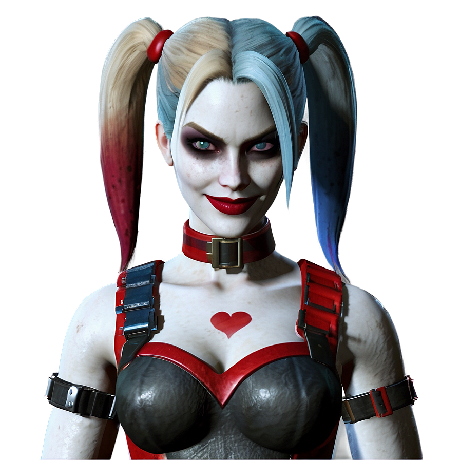 Harley Quinn Arkham City Game Model Png Qrs85 PNG