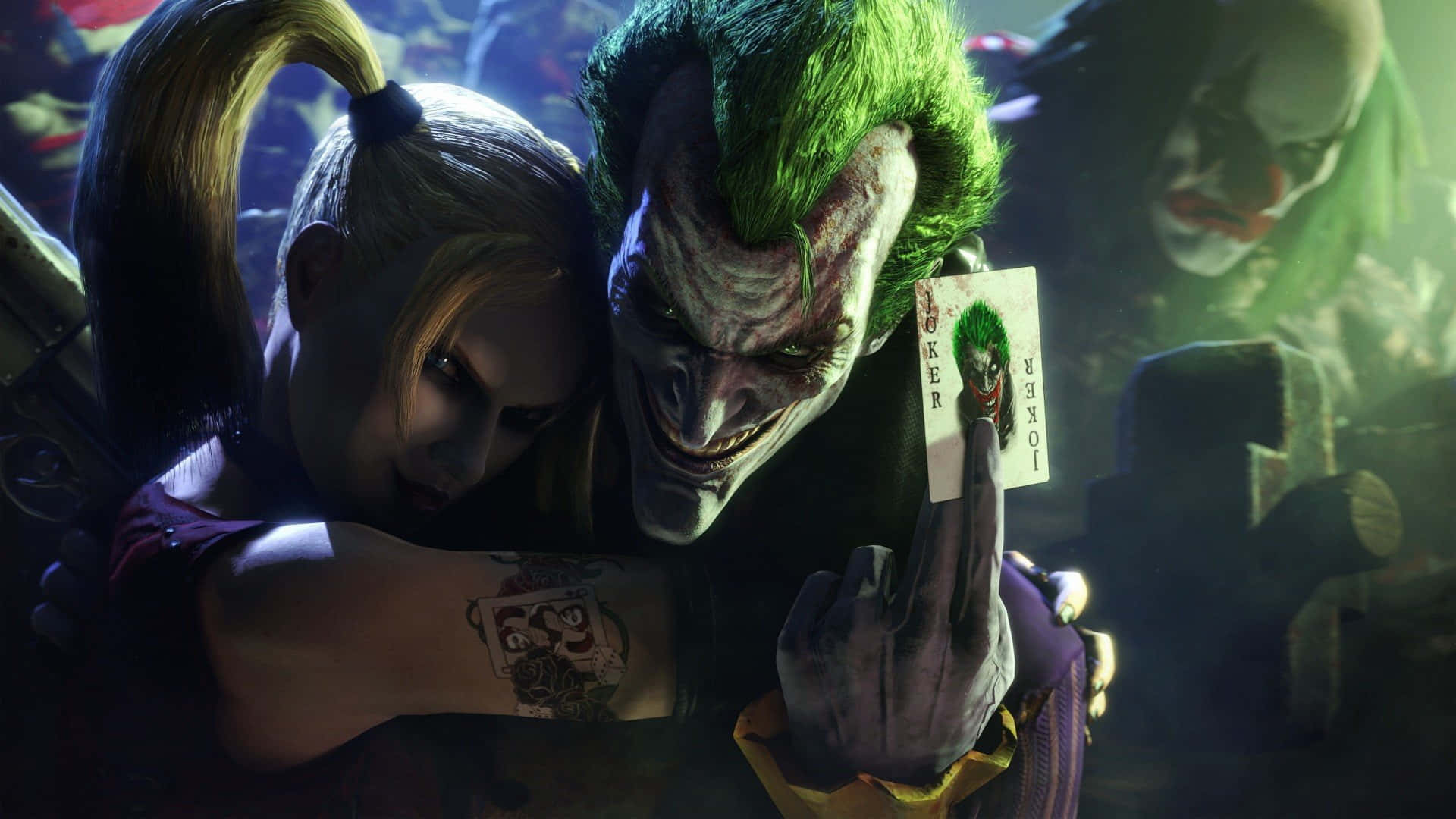 Harley Quinn, punisher and mischievous psychiatric patient from Arkham City Wallpaper