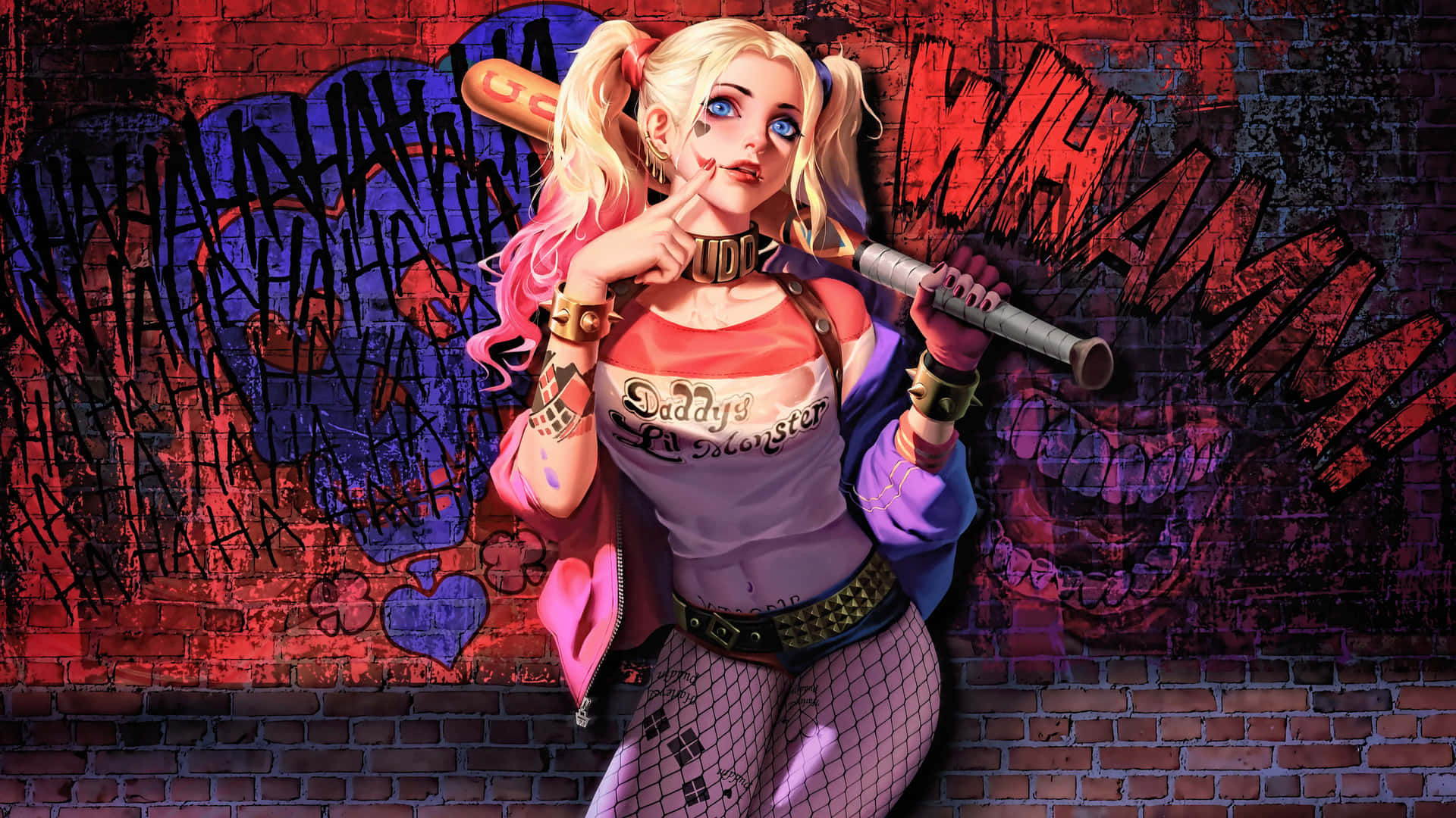 Harley Quinn In Arkham City Wallpaper