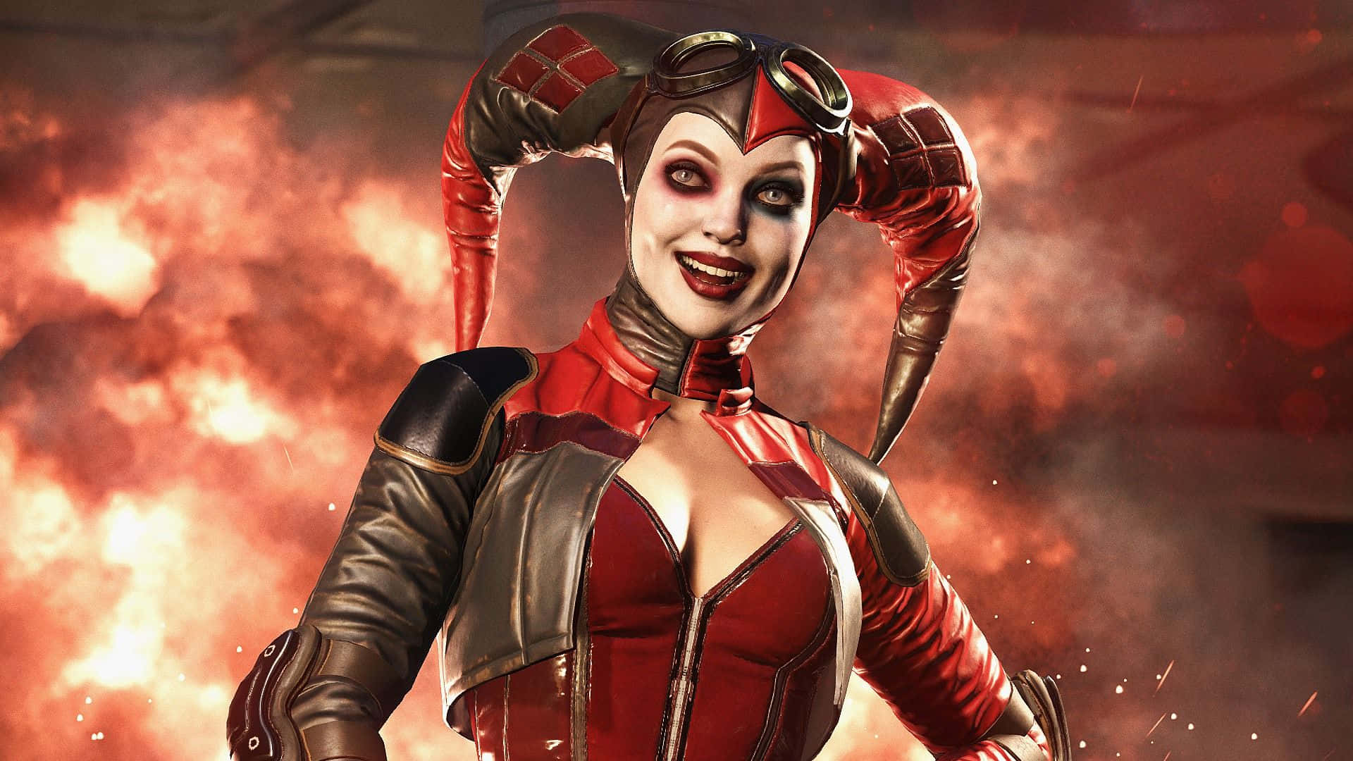 Harley Quinn in the nefarious Arkham City Wallpaper