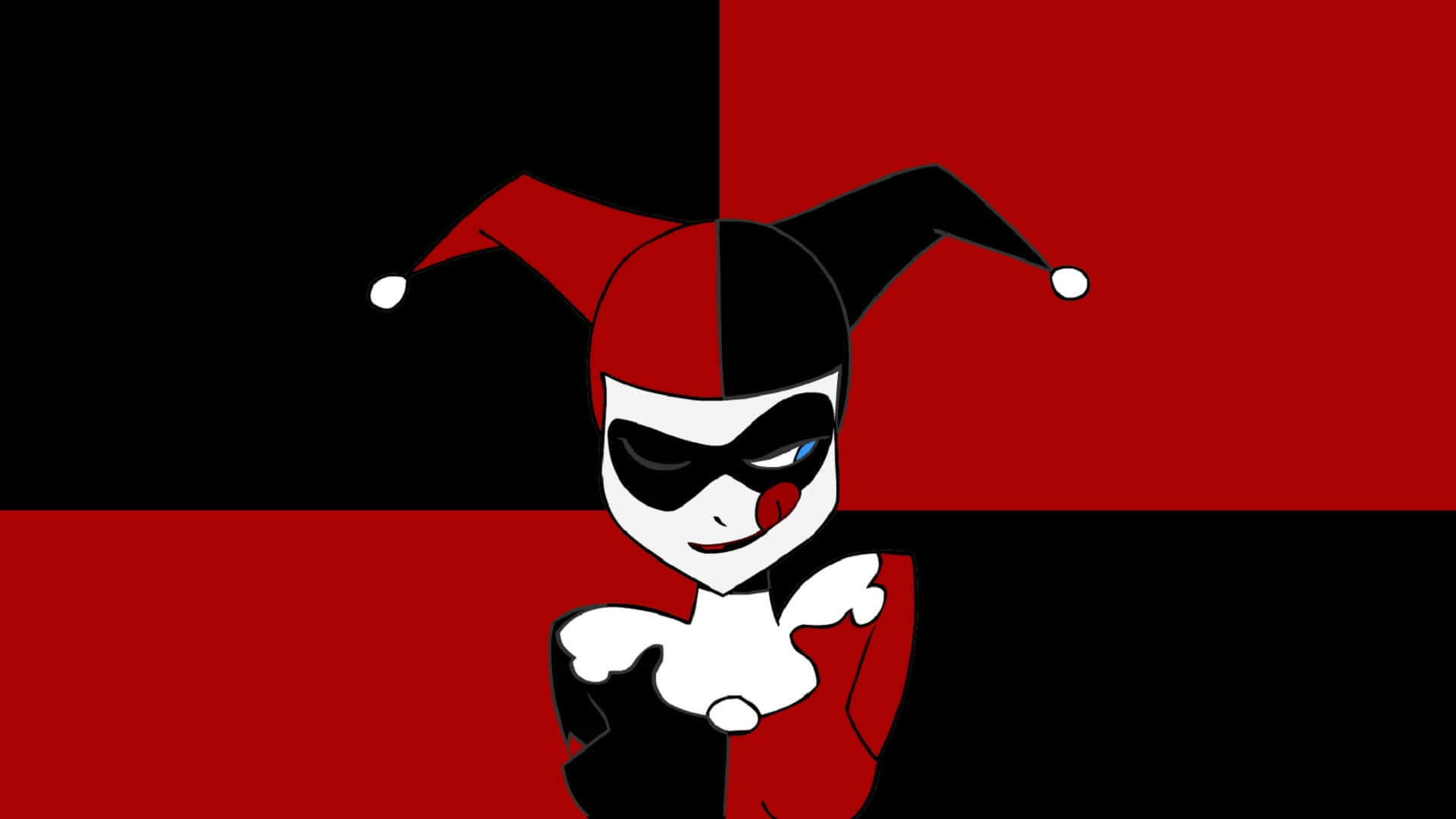 Harley Quinn Evil Jester Costume Background