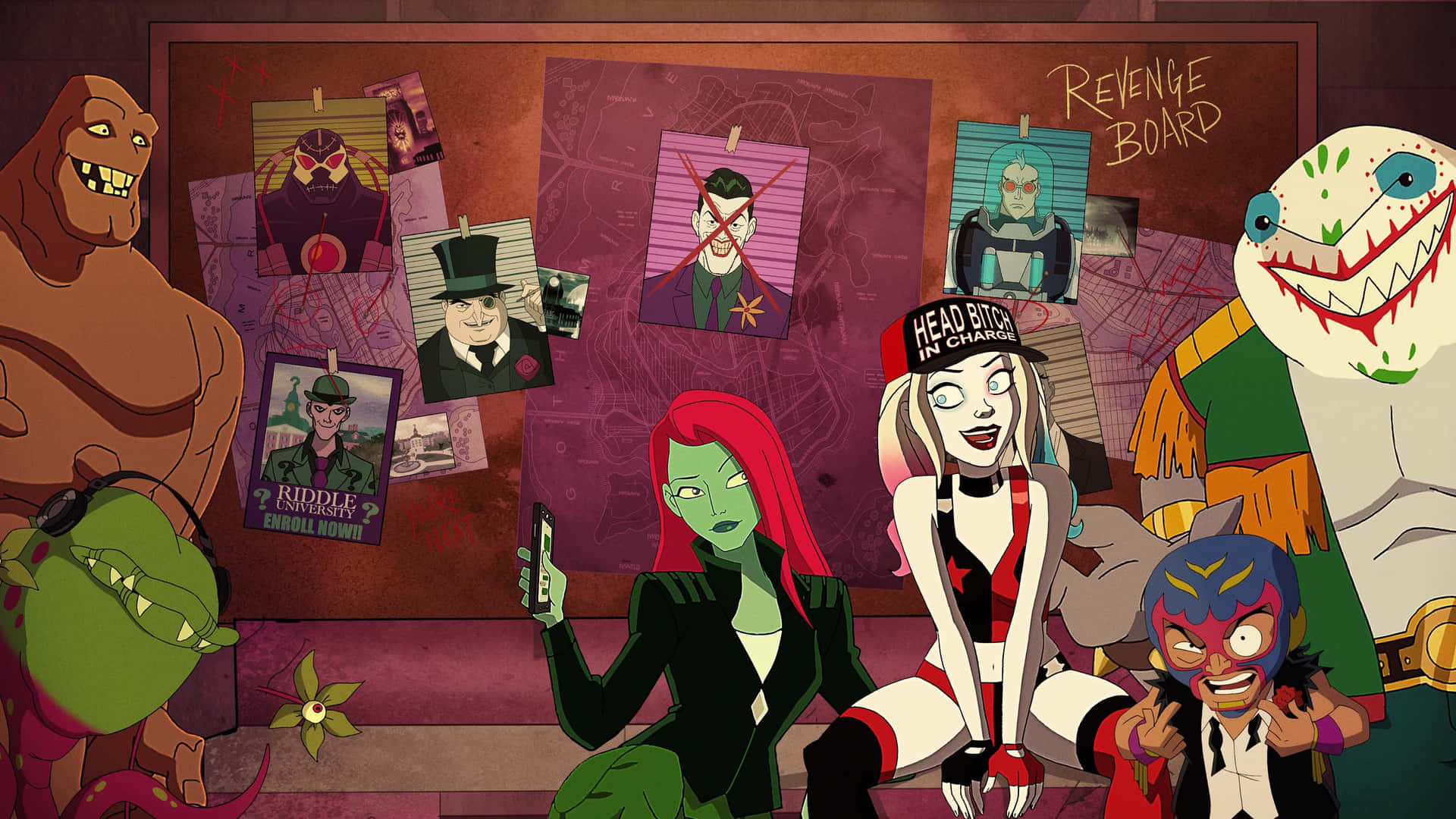 Harleyquinn Und Suicide Squad Hintergrund