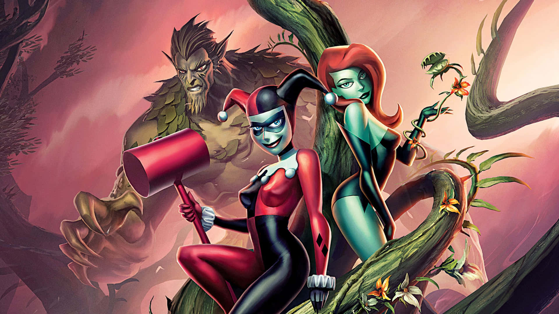 Harley Quinn And Poison Ivy Background
