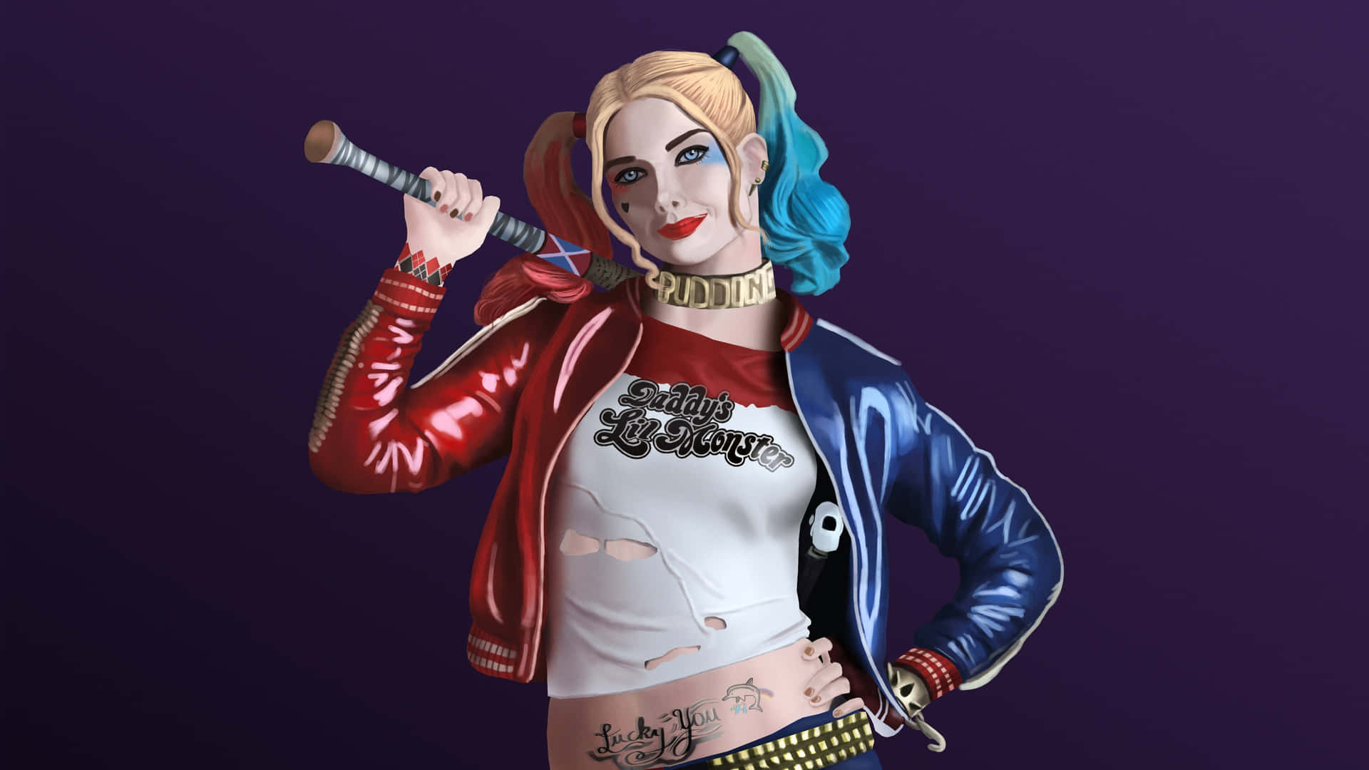 Harley Quinn Animated Version Background