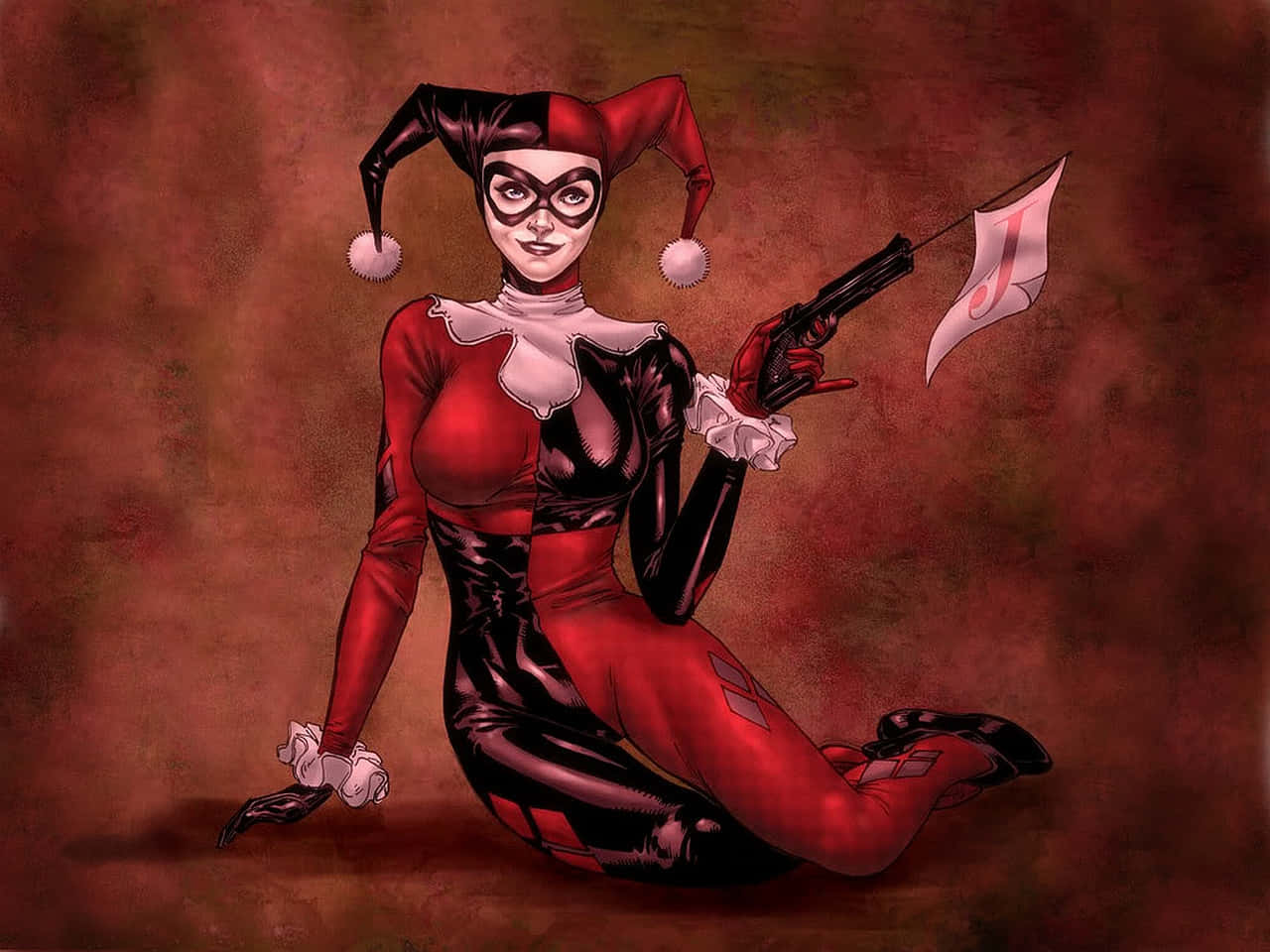 Billeder af Harley Quinn som baggrund.