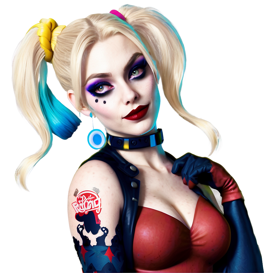 Harley Quinn Bombshell Design Png Hqe69 PNG