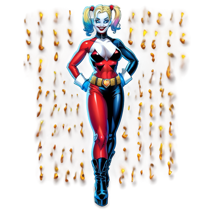 Harley Quinn By Jim Lee Art Png 10 PNG