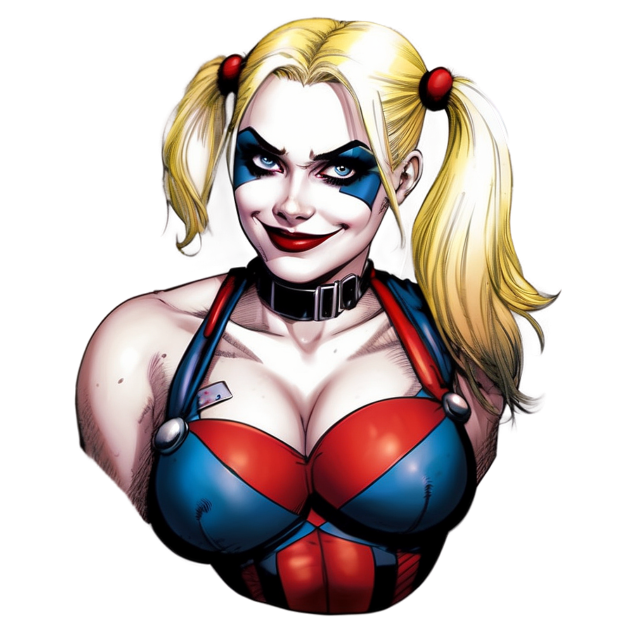 Harley Quinn By Jim Lee Art Png 4 PNG