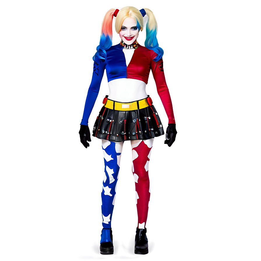 Download Harley Quinn Cosplay Reference Png Qsd | Wallpapers.com